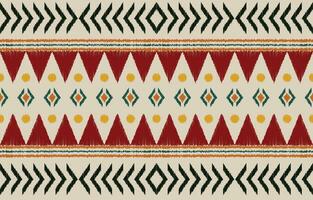 Ethnic abstract ikat art. Aztec ornament print. geometric ethnic pattern seamless  color oriental.  Design for background ,curtain, carpet, wallpaper, clothing, wrapping, Batik, vector illustration.