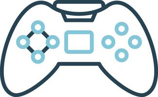 icono de vector de controlador de juego