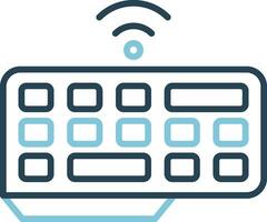 Wireless Keyboard Vector Icon