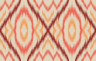 Ethnic abstract ikat art. Aztec ornament print. geometric ethnic pattern seamless  color oriental.  Design for background ,curtain, carpet, wallpaper, clothing, wrapping, Batik, vector illustration.