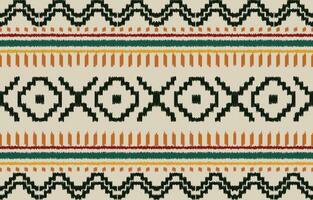 étnico resumen ikat Arte. azteca ornamento impresión. geométrico étnico modelo sin costura color oriental. diseño para antecedentes ,cortina, alfombra, fondo de pantalla, ropa, envase, batik, vector ilustración.