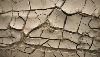 Nature damaged backdrop reveals abstract patterns of eroded, arid climate generated by AI photo