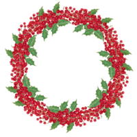 Wreath label border banner template greetings card png