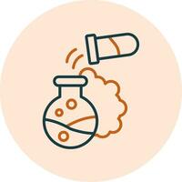 Chemical Reaction Vector Icon