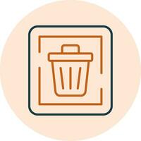 Trash Sign Vector Icon