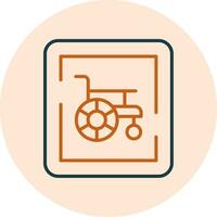 Wheelchair Sign Vector Icon