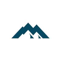 Mountain vector icon design template