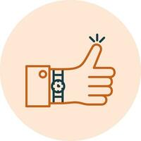 Thumbs Up Vector Icon