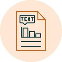 icono de vector de texto