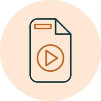 Video File Vector Icon