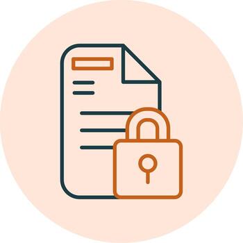Secure Folder Vector Icon