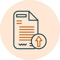 Upload File Vector Icon