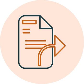 Send File Vector Icon