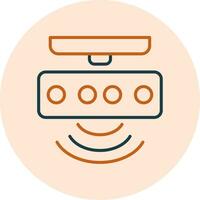 Motion Sensor Vector Icon