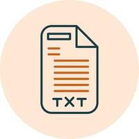 Text File Vector Icon