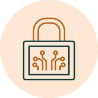 icono de vector de bloqueo