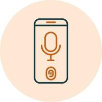 Voice Recognition Vector Icon