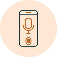 Voice Recognition Vector Icon