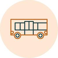 icono de vector de bus