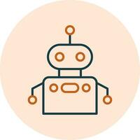 icono de vector de robot