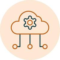 Cloud Computing Vector Icon