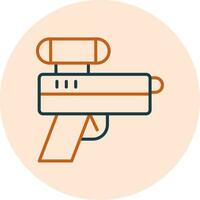 icono de vector de pistola láser