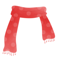 aquarelle La peinture de rouge foulard, rouge châle, main peint aquarelle La peinture png