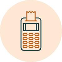 Pos Terminal Vector Icon