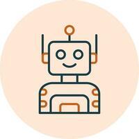 icono de vector de robot