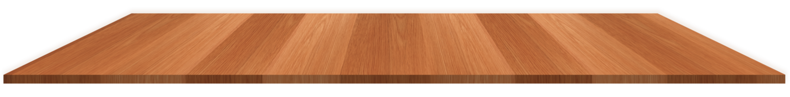 Wood tabletop with texture surface or Brown Wood shelf isolated,Perspective Wooden plank Template mock up for display products presentation png