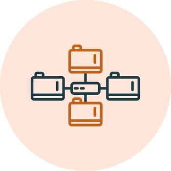 icono de vector de base de datos