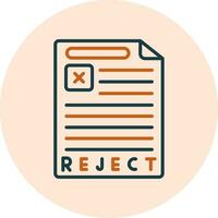 Reject Vector Icon