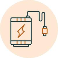 Power Bank Vector Icon