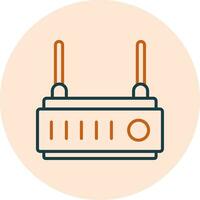 icono de vector de enrutador wifi