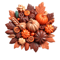 Harvest Inspired Element Rustic AI Generated Decorative Elements png