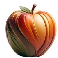colheita inspirado elemento rústico ai gerado maçã fruta png