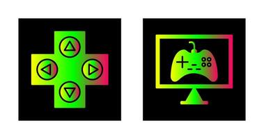 Gaming Control and Online Games Icon vector