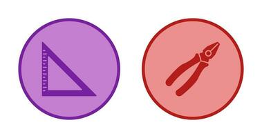 Set Sequare Icon vector
