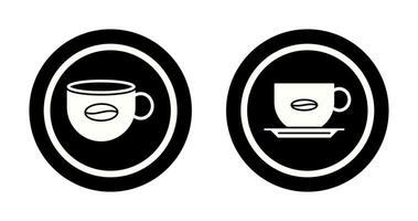 café y café jarra icono vector