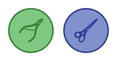 Nippers and Scissors Icon vector