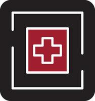 icono de vector de hospital