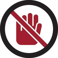 No Touch Vector Icon