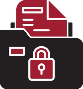Secure Folder Vector Icon