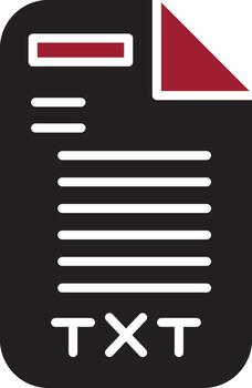 texto archivo vector icono