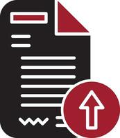 Upload File Vector Icon