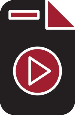 Video File Vector Icon