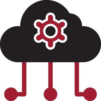 Cloud Computing Vector Icon