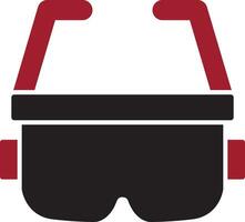 icono de vector de gafas ar