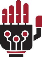 Robotic Hand Vector Icon