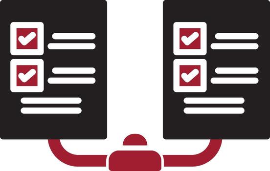 comparar vector icono